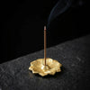 Purity & Awakening - Ultra-Slim Metal Lotus Burner Set (Includes Incense Sticks)