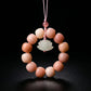 Serenity & Grace – Peach Bodhi Root & Lotus Talisman Strap