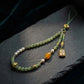 Serenity & Protection – Hetian Jade & Amber Vintage Talisman Strap
