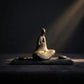 Stillness & Emptiness – Handcrafted Cast Iron Faceless Buddha Statue