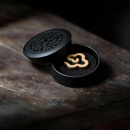 Stillness & Flow Burner Set (Includes Incense Slices) - Alloy Openwork Mini
