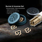 Stillness & Flow Burner Set (Includes Incense Slices) - Alloy Openwork Mini