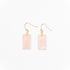 Handcrafted Tibetan Crystal Earrings with Rose Quartz – Designed to Attract Love, Enhance Social Luck, and Heal the Heart