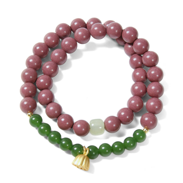 Clarity & Fulfillment – Tibetan Lotus Five Elements Bracelet - LD