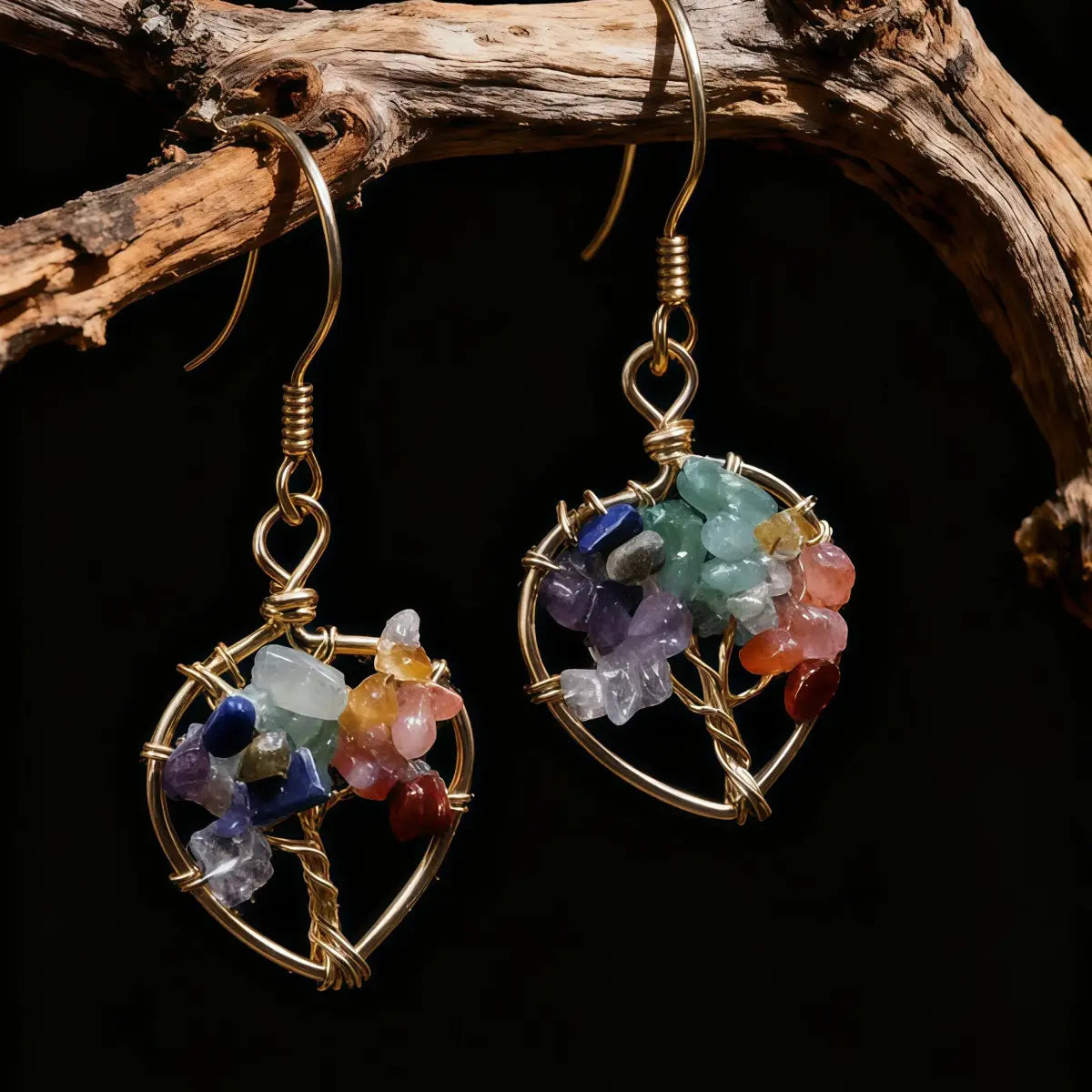 Vitality & Protection – Tibetan Tree of Life Earrings
