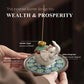 Wealth & Prosperity Burner Set (Includes Incense Sticks) - White Elephant Fortune Incense Holder & Tray Set