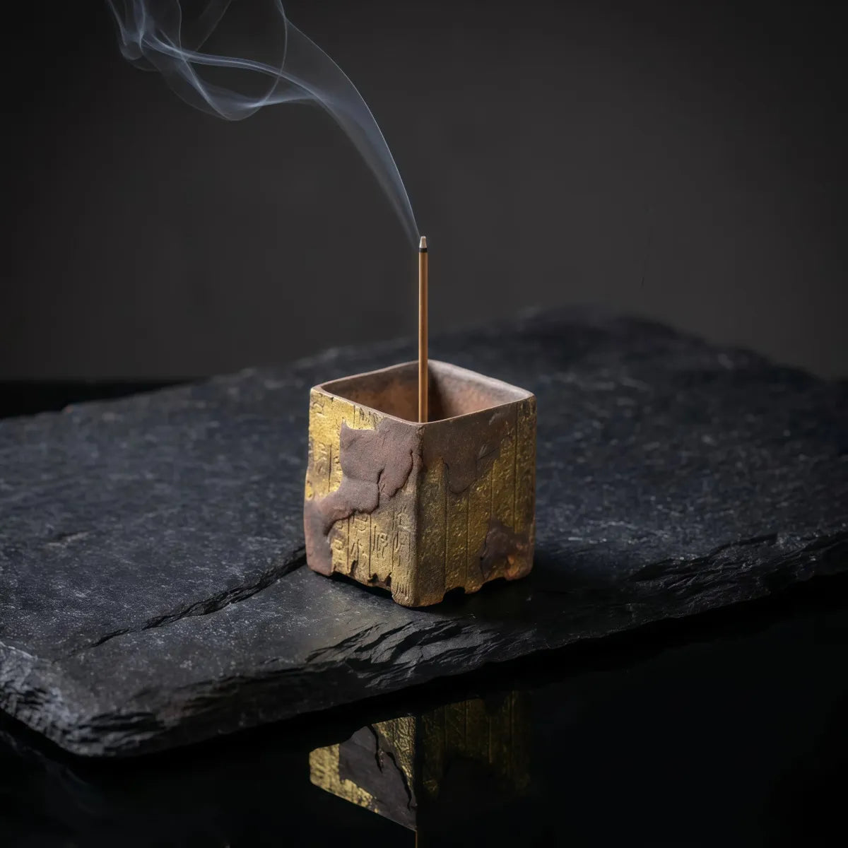 Wisdom & Spirit — Dunhuang Manuscript Incense Stick Holder Set