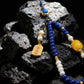 Prosperity & Serenity – Lapis Lazuli & Amber Talisman Phone Strap