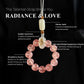 Radiance & Love – Strawberry Quartz & Sunstone Intention Strap
