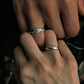 Protection & Strength - Mountain Texture Adjustable Open Ring