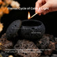 Balance & Clarity – Feng Shui Black Lunar Incense Burner