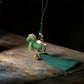 Prosperity & Swift Fortune – Embroidered Zodiac Horse Car Charm