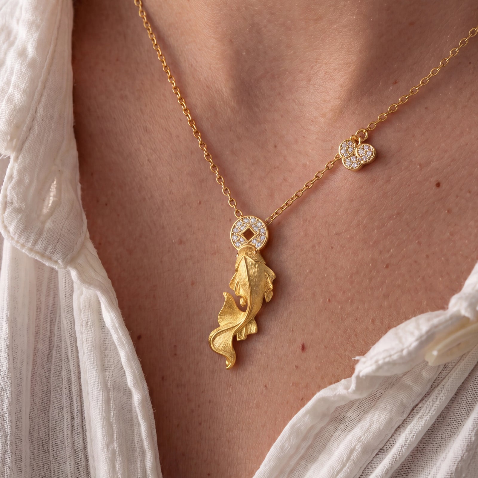 Success & Prosperity – Dream Chasing Koi Necklace