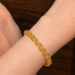 Golden Prosperity – Vintage Chinese Openwork Prosperity Bracelet
