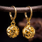 Luck & Renewal – Golden Fortune Bead Earrings