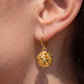Luck & Renewal – Golden Fortune Bead Earrings