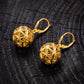 Luck & Renewal – Golden Fortune Bead Earrings