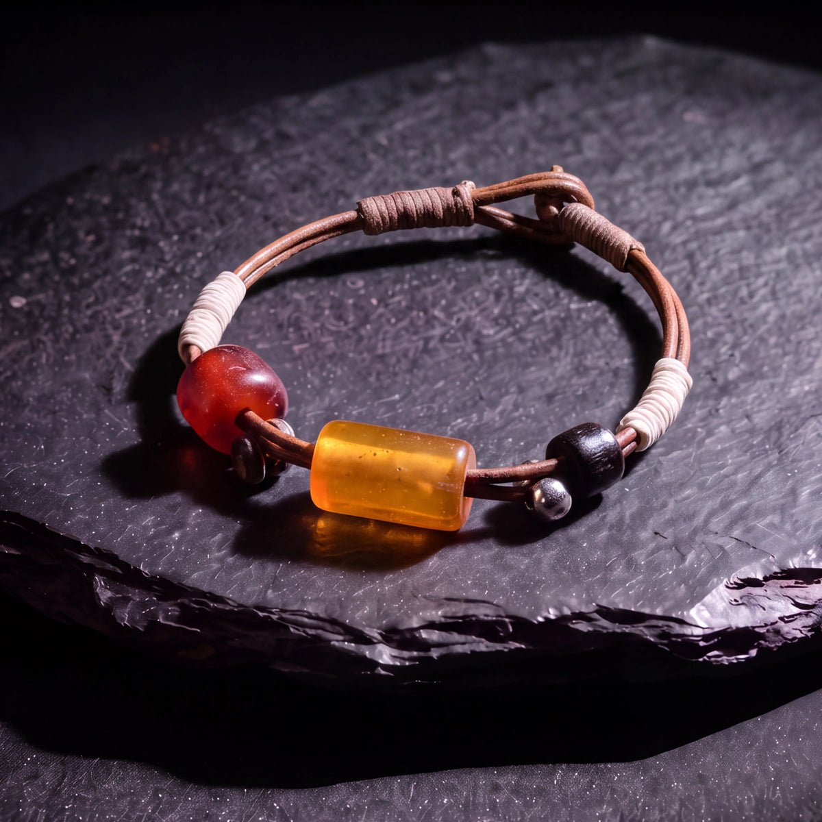 Grounding & Renewal – Autumn Glow Liuli Bracelet