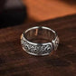 Protection & Peace – Cloud Motif Vajra Open Ring