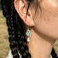 Protection & Blessings – Green Chalcedony Gourd Earrings