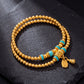 Protection & Blessings – Turquoise Double-Layer Blessing Bracelet
