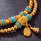 Protection & Blessings – Turquoise Double-Layer Blessing Bracelet