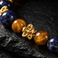 Wisdom & Courage – Lapis Lazuli & Tiger’s Eye Double-Wrap Bracelet