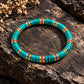 Protection & Peace – Himalayan Sky Turquoise Disc Bracelet