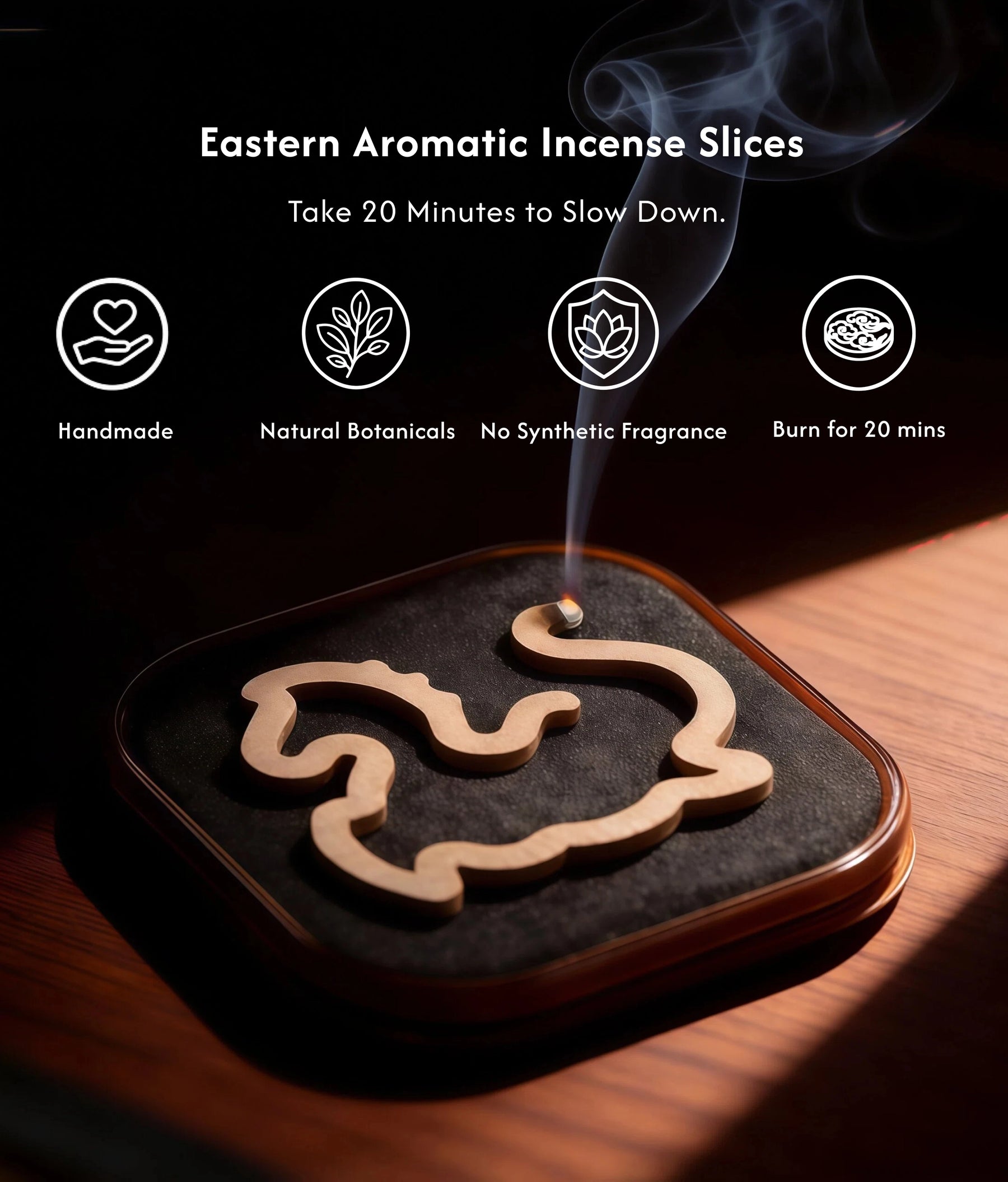 Success & Momentum – Horse Agarwood Tibetan Incense Slices description 1
