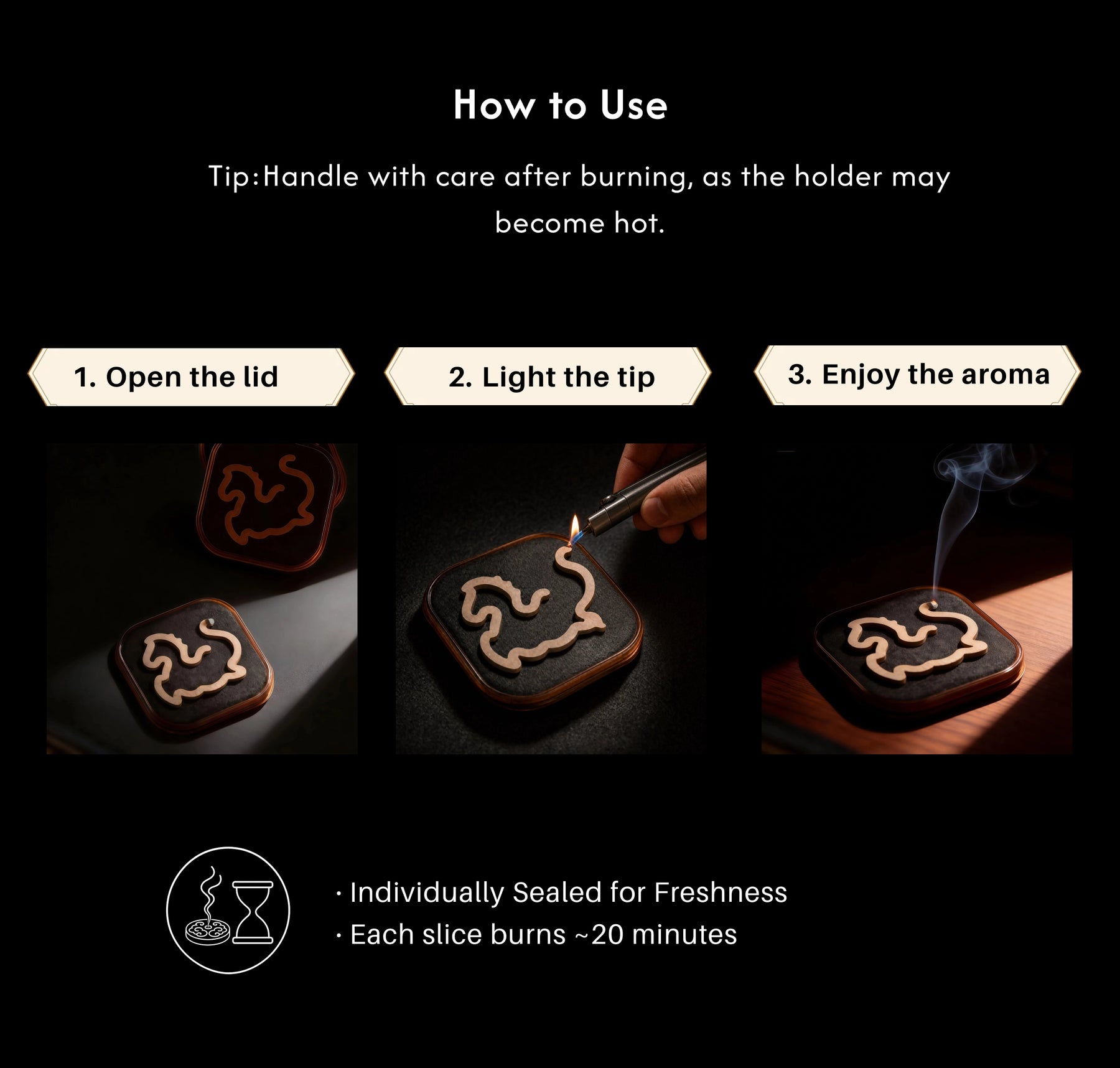Success & Momentum – Horse Agarwood Tibetan Incense Slices description 5