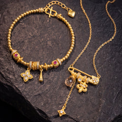 Wealth & Prosperity – Lucky Pin Charm Necklace
