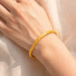 Fortune Blossom – Double Gourd Sakura Bracelet