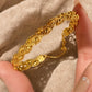 Golden Prosperity – Vintage Chinese Openwork Prosperity Bracelet