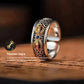 Protection & Peace – Cloud Motif Vajra Open Ring