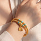 Protection & Blessings – Turquoise Double-Layer Blessing Bracelet