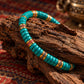 Protection & Peace – Himalayan Sky Turquoise Disc Bracelet