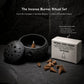 Balance & Clarity - Feng Shui Black Lunar Incense Burner Burner Set (Includes Incense Slices)