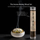 Serenity in the Palm - Mini White Glazed Liuli Burner Set (Includes Incense Slices)