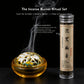 Serenity in the Palm - Mini Amber Glazed Liuli Burner Set (Includes Incense Slices)