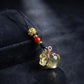 Wealth & Success – Citrine Money Bag Prosperity Talisman Strap