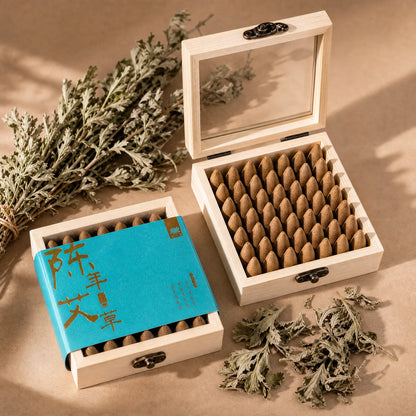 Calm & Balance – Tibetan Natural Backflow Incense Cones