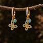 Protection & Peace – Turquoise Butterfly Hoop Earrings – Turquoise Butterfly Hoop Earrings
