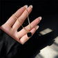 Strength & Elegance - Black CZ Cube Necklace