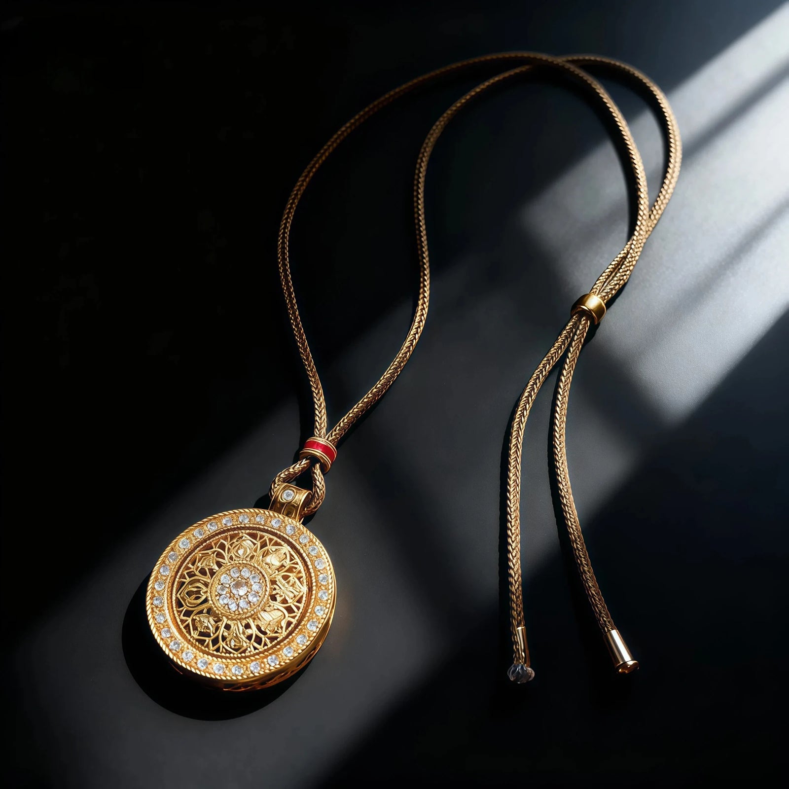 Fortune Alignment - Eight-Treasure Compass Rotatable Necklace