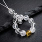 Purity & Precision – Metal Element White Crystal Pi Xiu Talisman Strap