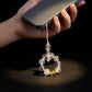 Purity & Precision – Metal Element White Crystal Pi Xiu Talisman Strap
