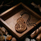 Calm & Prosperity– Ancient Gourd Money Tree Herbal Incense Pendant