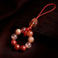 Vitality & Passion – Fire Element Red Crystal Pi Xiu Talisman Strap
