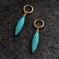 Protection & Peace – Turquoise Talisman Drop Earrings