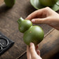 Protection & Peace - Green Gourd Ceramic Vase